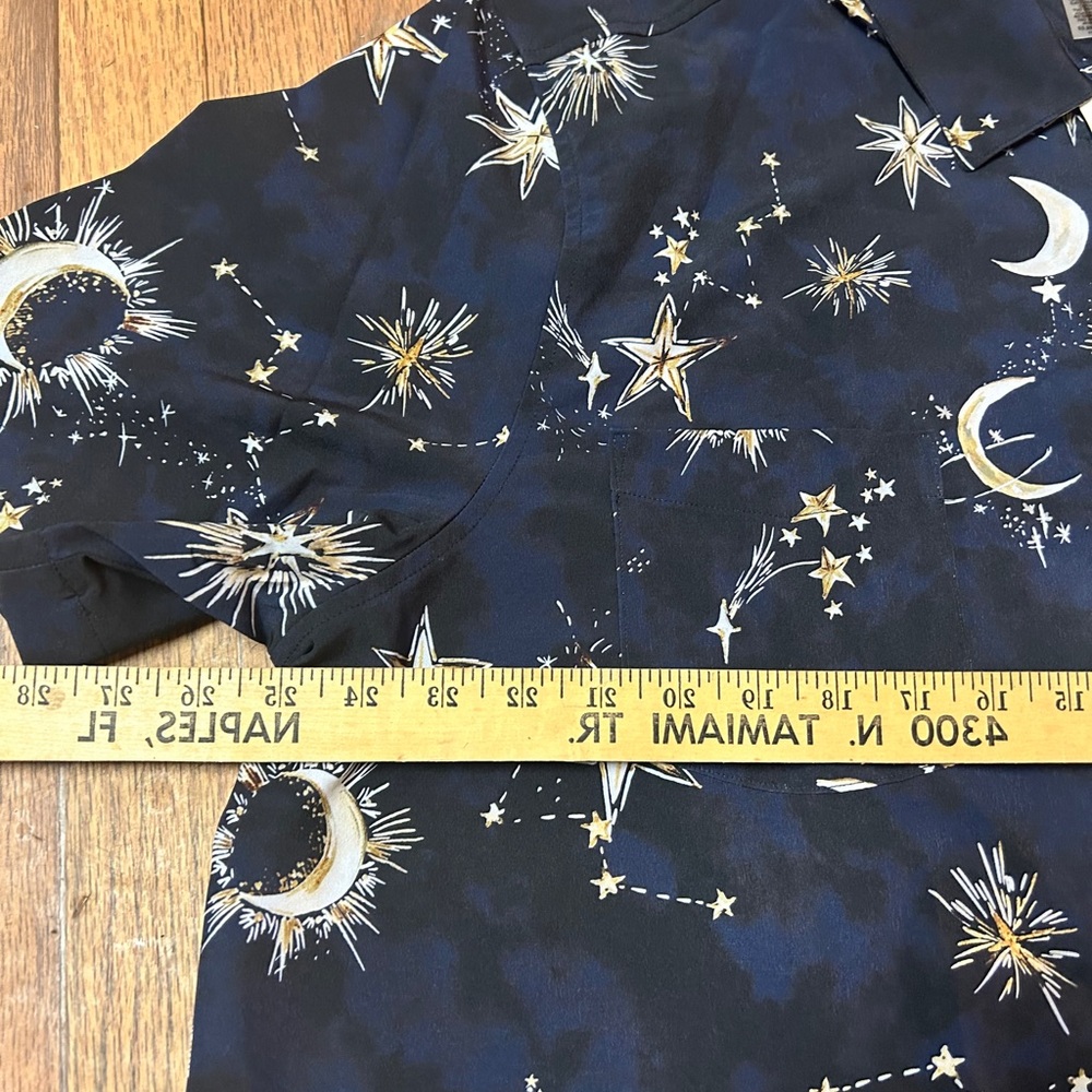 Johnny Was Midnight Celestial Print Shirt - Picture 3 of 11
